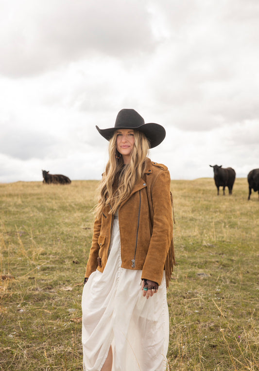 “Belted Moto Jacket”